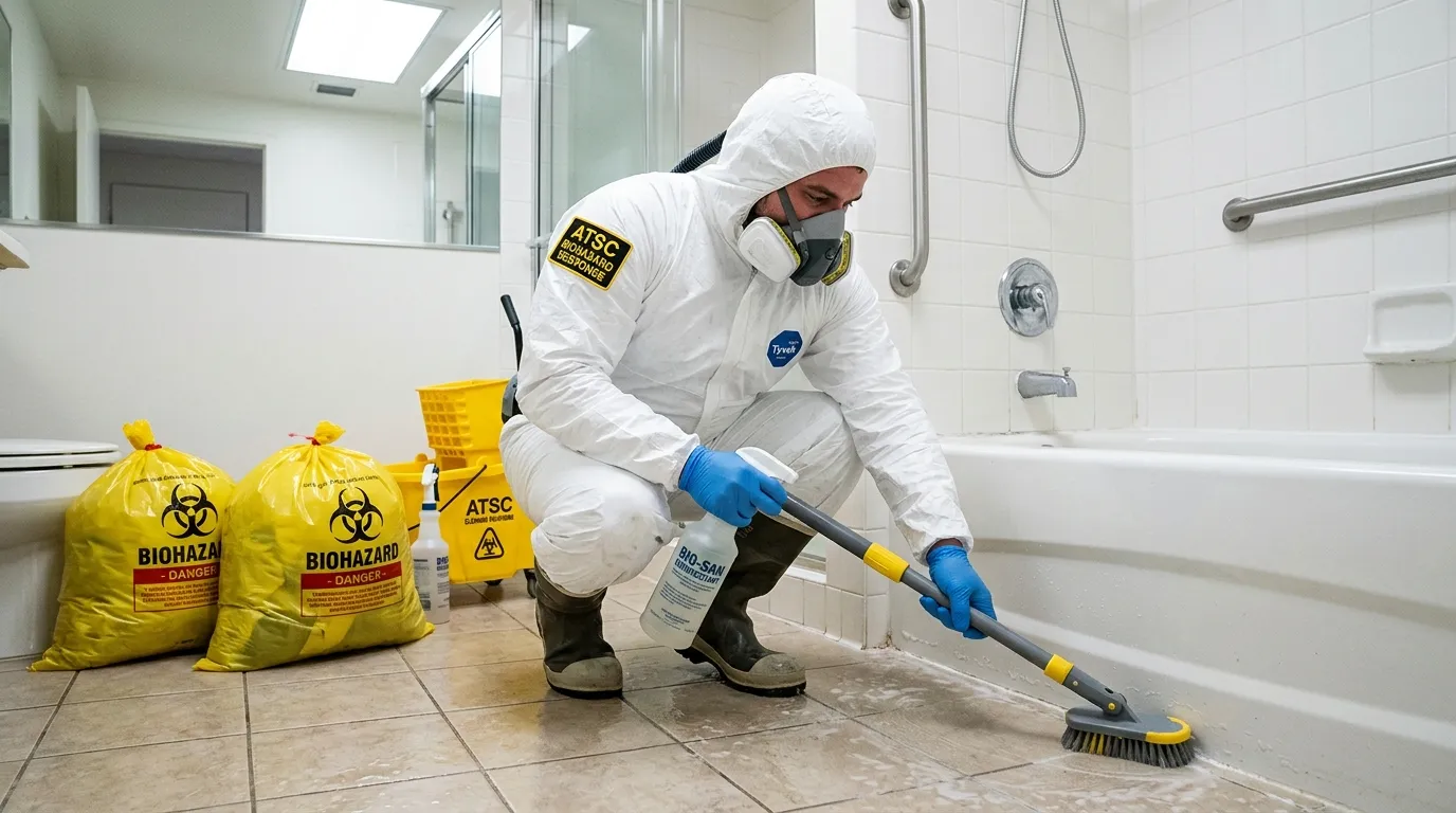 Decontamination equipment deployed for Blood Cleanup in Cheney